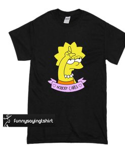 Lisa Simpson Nobody Cares t shirt
