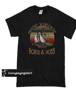 Prestige worldwide boats and hoes vintage t shirt