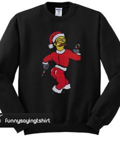 Six Simpsons Christmas sweatshirt