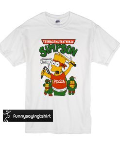 Teenage Mutant Ninja Simpson t shirt