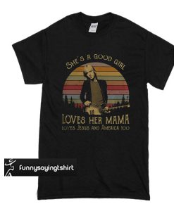 Tom Petty She’s a good girl loves her mama loves Jesus and America too vintage t shirt