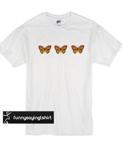 Triple Butterfly t shirt