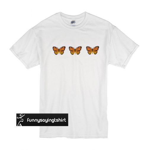 Triple Butterfly t shirt