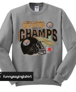 Vintage 1994 Pittsburgh Steelers Central Division Champs sweatshirt