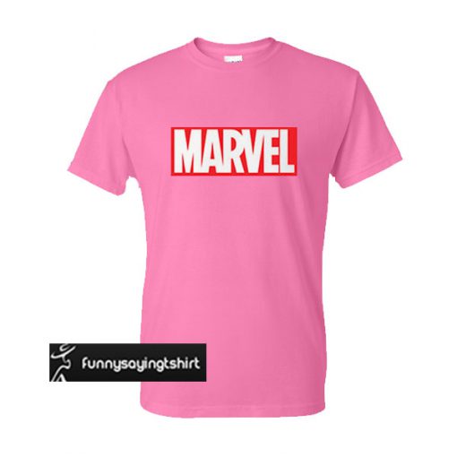 marvel logo t shirt