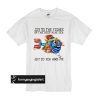 Joy to the fishes in the deep blue sea joy to you and me t shirt