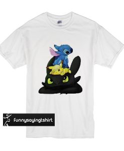 Stitch Pokemon Grinch t shirt