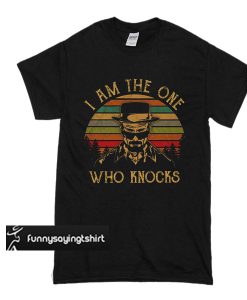 Walter White I am the one who knocks vintage t shirt