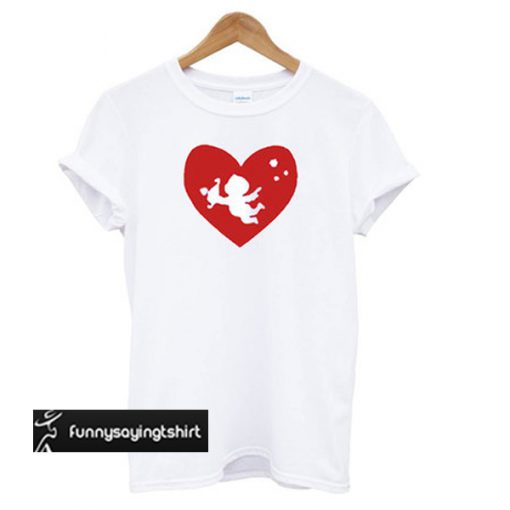 Cupid Heart t shirt