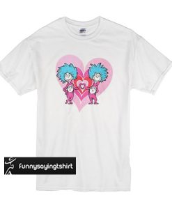 Dr seuss valentine thing 1 thing 2 t shirt