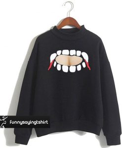 Gabby Show Vampire Teeth Sweatshirt