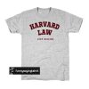 Harvard Law t shirt