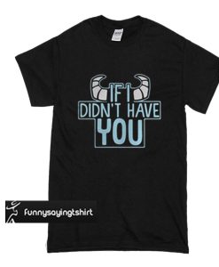 James P Sullivan If I didn’t have you t shirt