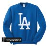 LA Dodgers Blue sweatshirt