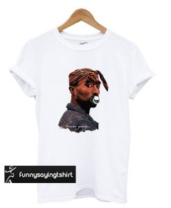 Men's print 2pac T shirt