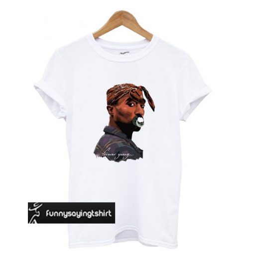Men's print 2pac T shirt