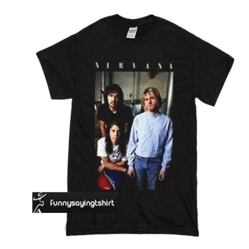 Nirvana Photo Style Shirts t shirt