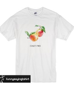 Peach Italy 1983 t shirt