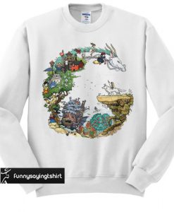 Studio Ghibli Characters sweatshirt