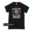 Trump - Kiss Me I'm 1-1024th Irish t shirt