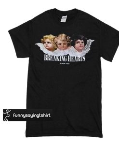 angel breaking hearts t shirt