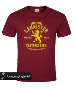 game of thrones lannister t shirt