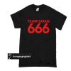team satan 666 t shirt