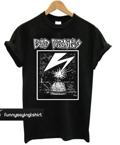 Bad Brains – Capitol White on Black t shirt