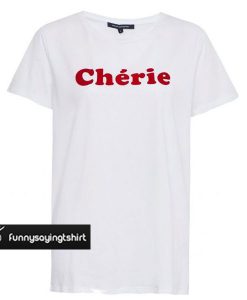 Cherie Slogan t shirt