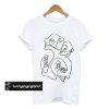 Christiane Spangsberg Line Face T-Shirt