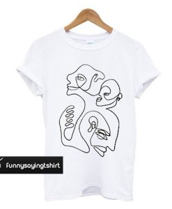 Christiane Spangsberg Line Face T-Shirt