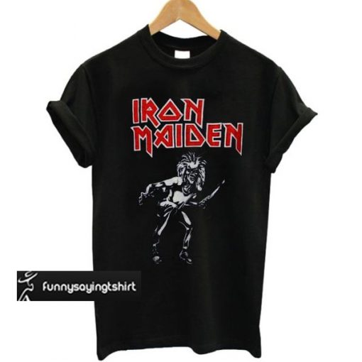 Iron Maiden Shirt Vintage tshirt 1980