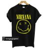 Nirvana Smiley Face t shirt