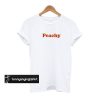 Peachy t shirt