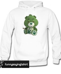 Teddy bear weed hoodie