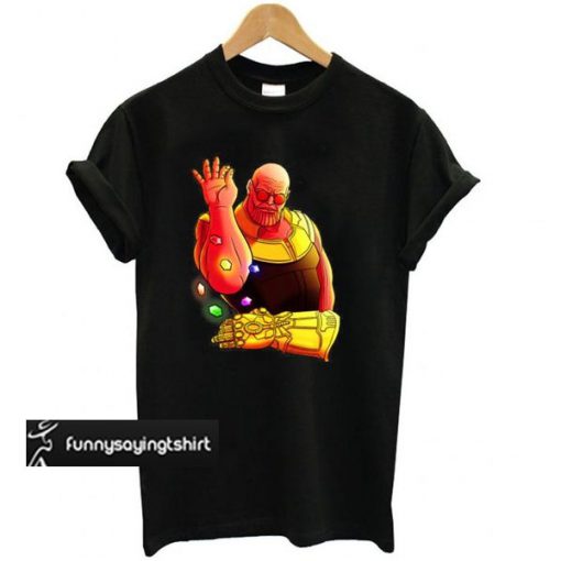 Thanos Salt Bae Meme t shirt