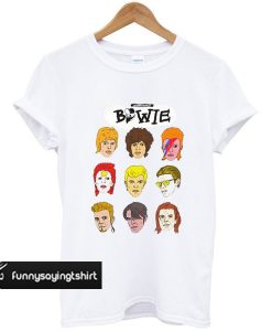 The Many Faces Of Bowie Explore Rad Bowie T Shirt