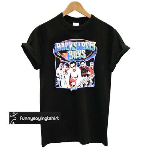 Backstreet Boys Larger Than Life Black T shirt