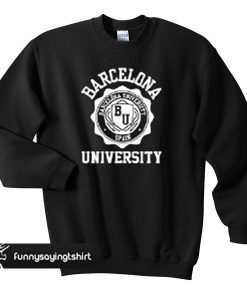 Barcelona University dark sweatshirt