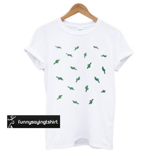 Cactus White t shirt