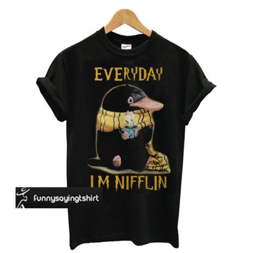 Fantastic Beasts Niffler Everyday I’m Nifflin T shirt