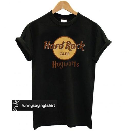 Harry Potter hard Rock cafe Hogwarts T-shirt