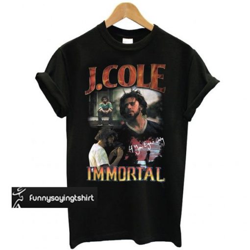 J Cole Immortal t shirt