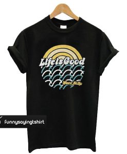 Life Is Good Wave t shirt