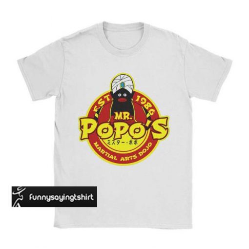 Mr Popo Martial Arts Dragon Ball t shirt