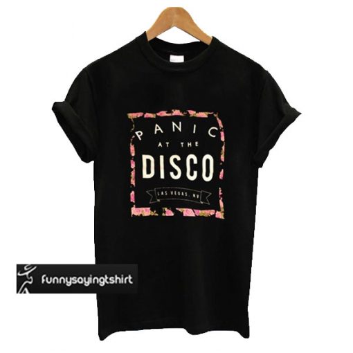Panic! At The Disco Floral Muscle tshirt