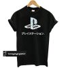 Ripple Junction Playstation Logo Foil Adult t shirt