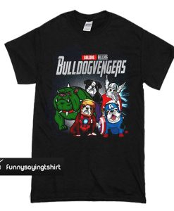 The Avengers Bulldog Bullvengers t shirt