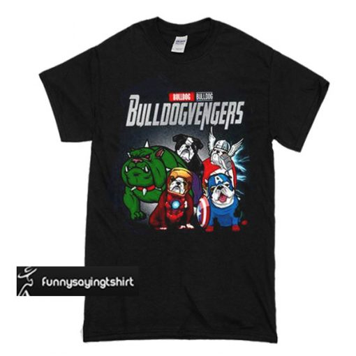 The Avengers Bulldog Bullvengers t shirt