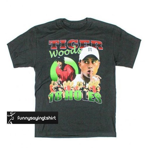 Tiger Woods 18 Holes t shirt